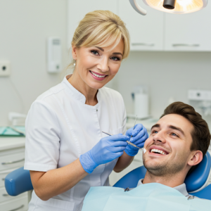 Virginia Beach Dentist conducting dental filling procedure